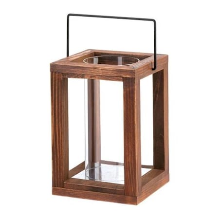 Geared2Golf Wood Frame Hurricane Lantern GE530241